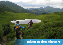 Biken in den Alpen